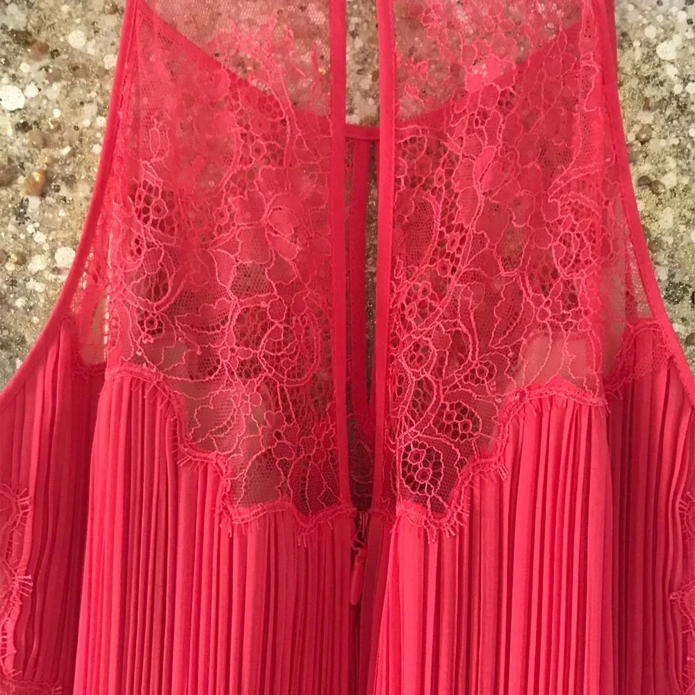 BCBGMaxAzria Mina Pleated Dress (NWOT) - Picture 12 of 16